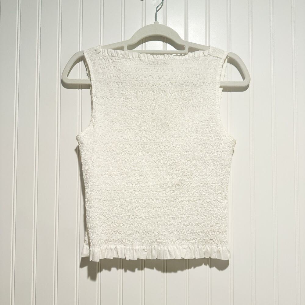 Everlane White The Smock Tank Size Small - Picture 2 of 6